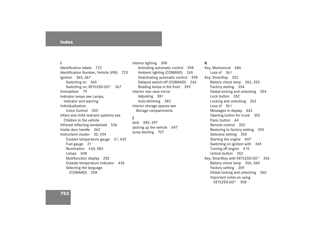 Mercedes-Benz CL-Class 2008 Owners Manual User Manual | Page 753 / 769