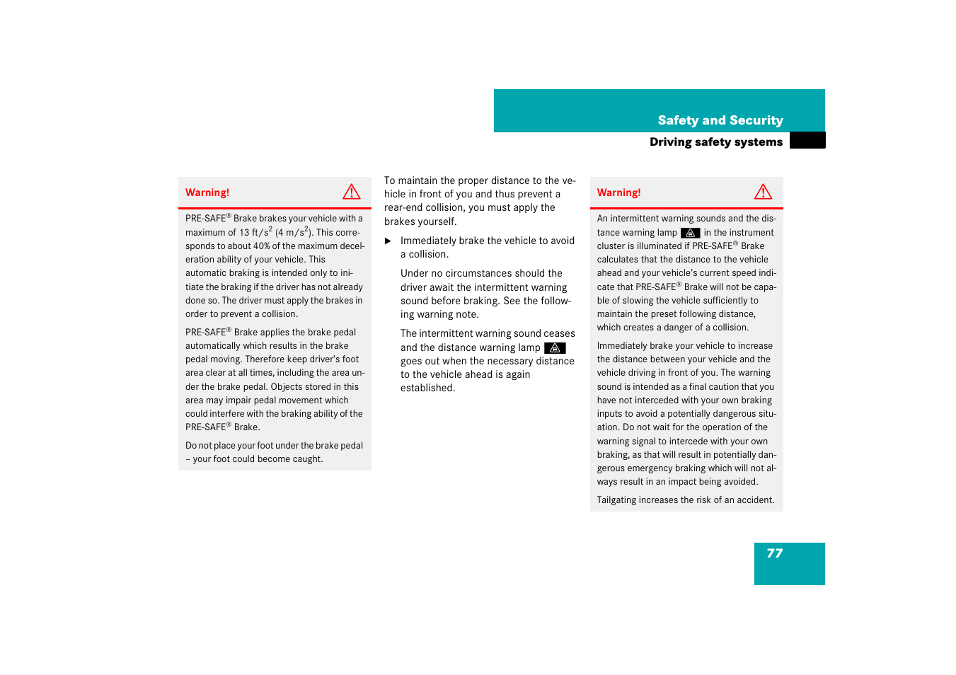 Mercedes-Benz CL-Class 2008 Owners Manual User Manual | Page 78 / 769