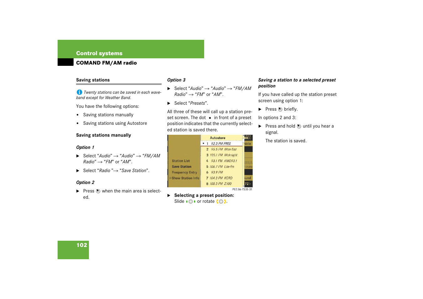Mercedes-Benz CL-Class 2008 COMAND Manual User Manual | Page 103 / 769