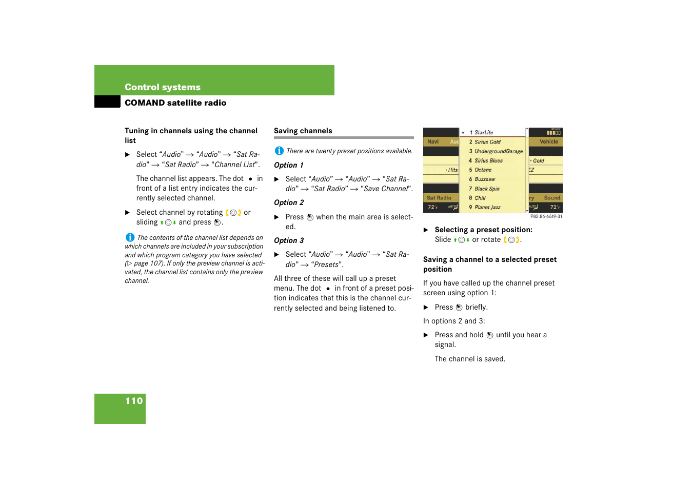 Mercedes-Benz CL-Class 2008 COMAND Manual User Manual | Page 111 / 769