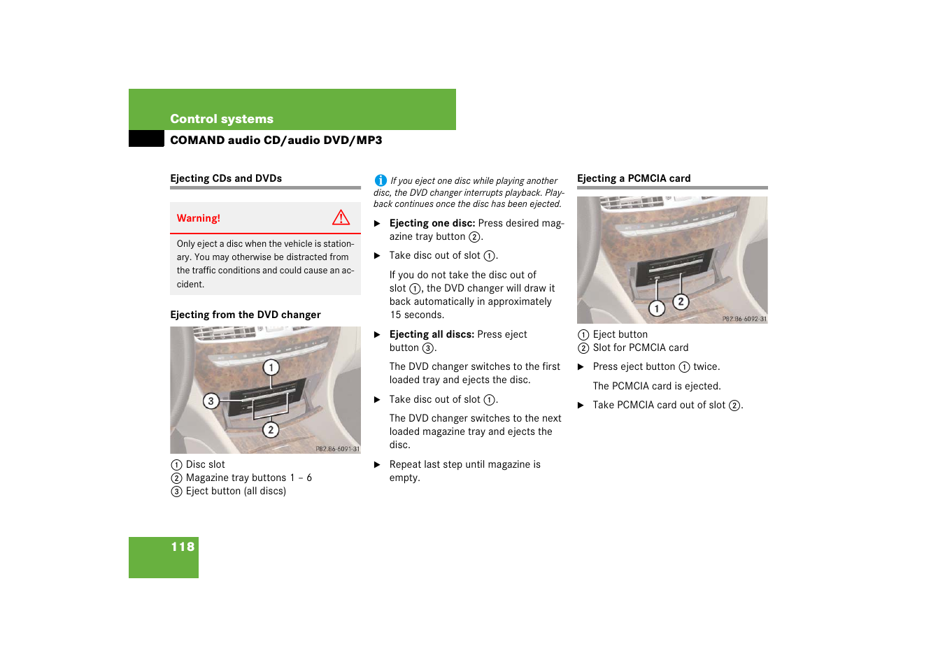 Mercedes-Benz CL-Class 2008 COMAND Manual User Manual | Page 119 / 769