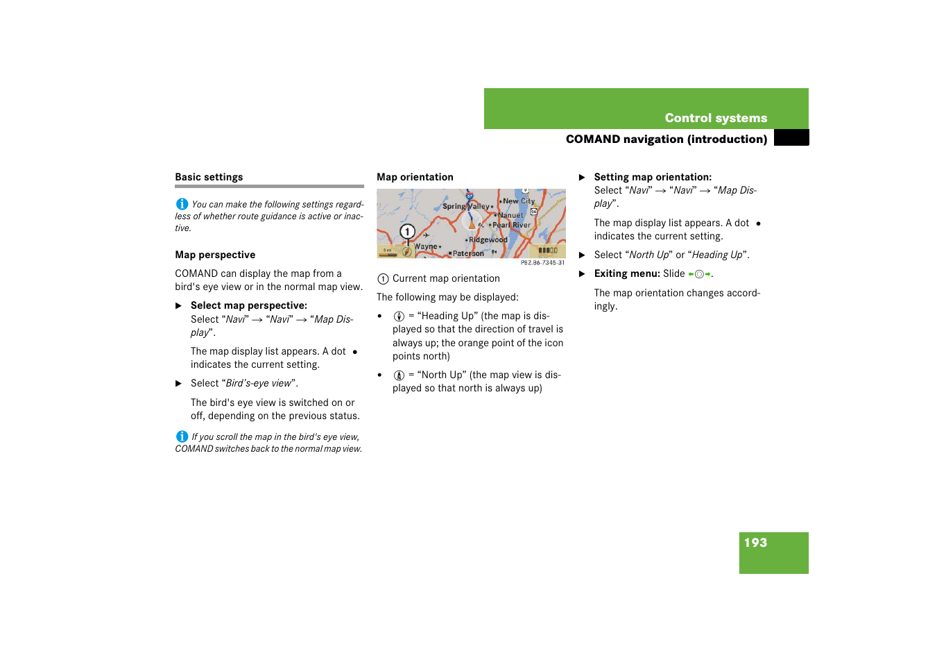 Mercedes-Benz CL-Class 2008 COMAND Manual User Manual | Page 194 / 769