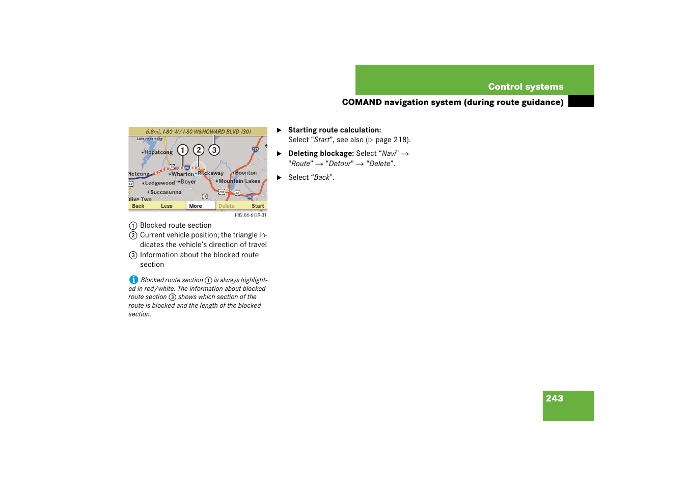 Mercedes-Benz CL-Class 2008 COMAND Manual User Manual | Page 244 / 769