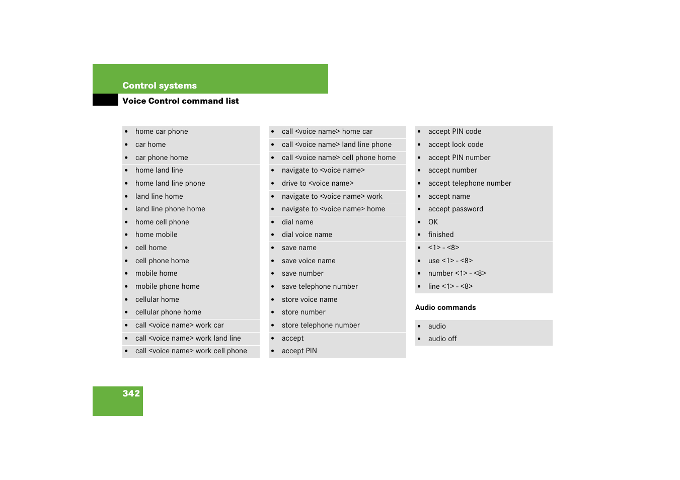 Mercedes-Benz CL-Class 2008 COMAND Manual User Manual | Page 343 / 769