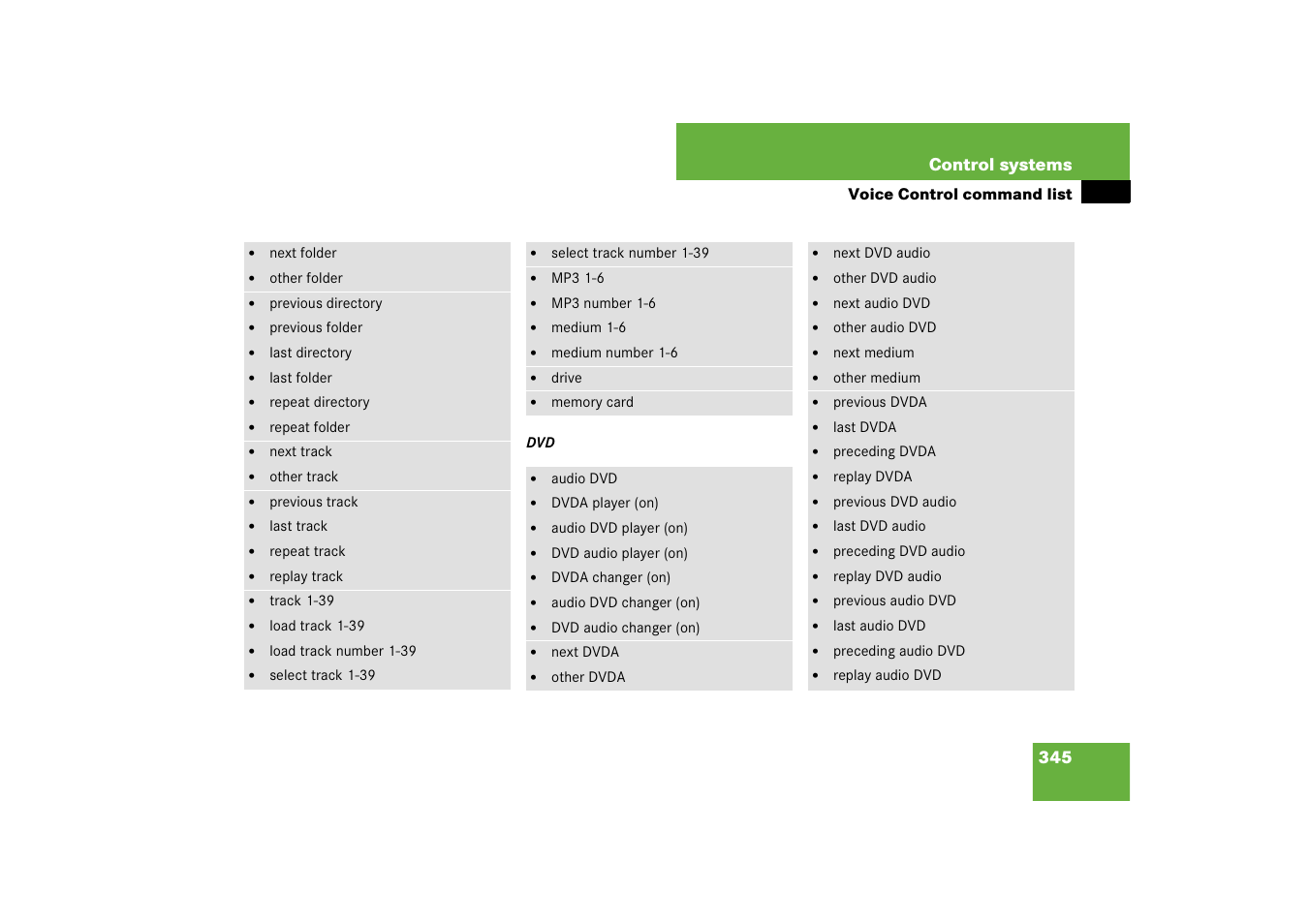 Mercedes-Benz CL-Class 2008 COMAND Manual User Manual | Page 346 / 769