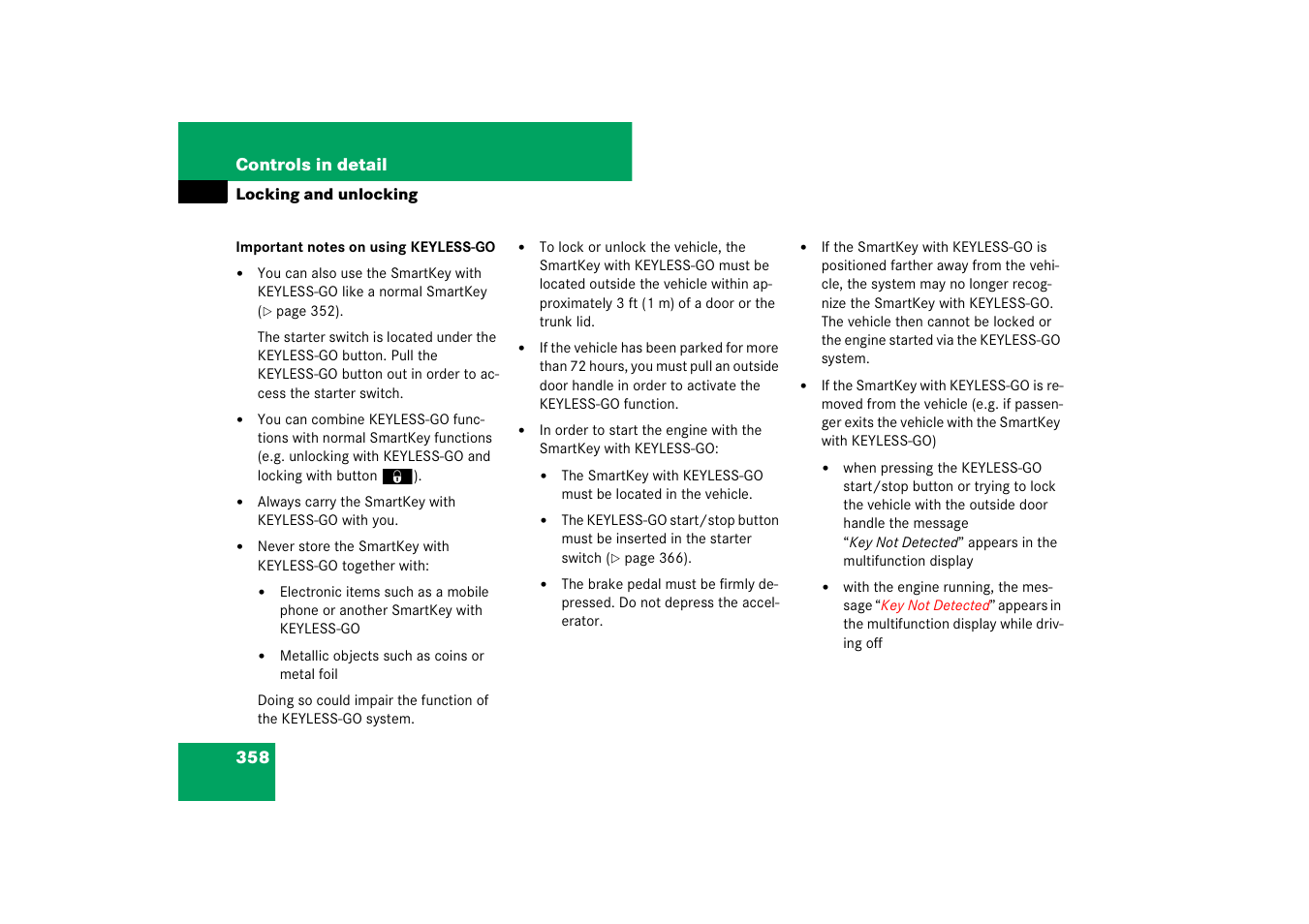 Mercedes-Benz CL-Class 2008 COMAND Manual User Manual | Page 359 / 769