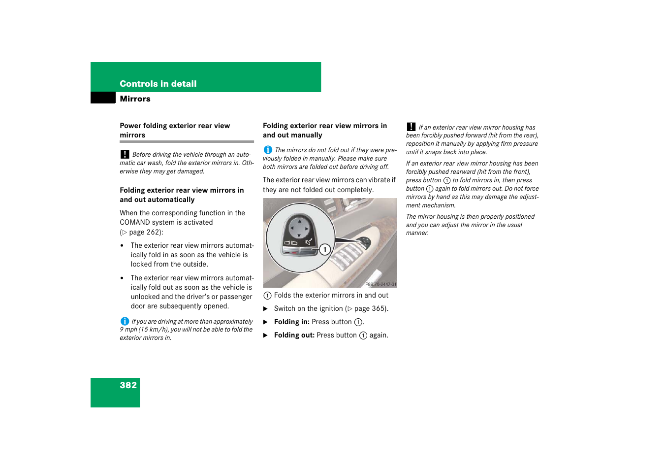 Mercedes-Benz CL-Class 2008 COMAND Manual User Manual | Page 383 / 769