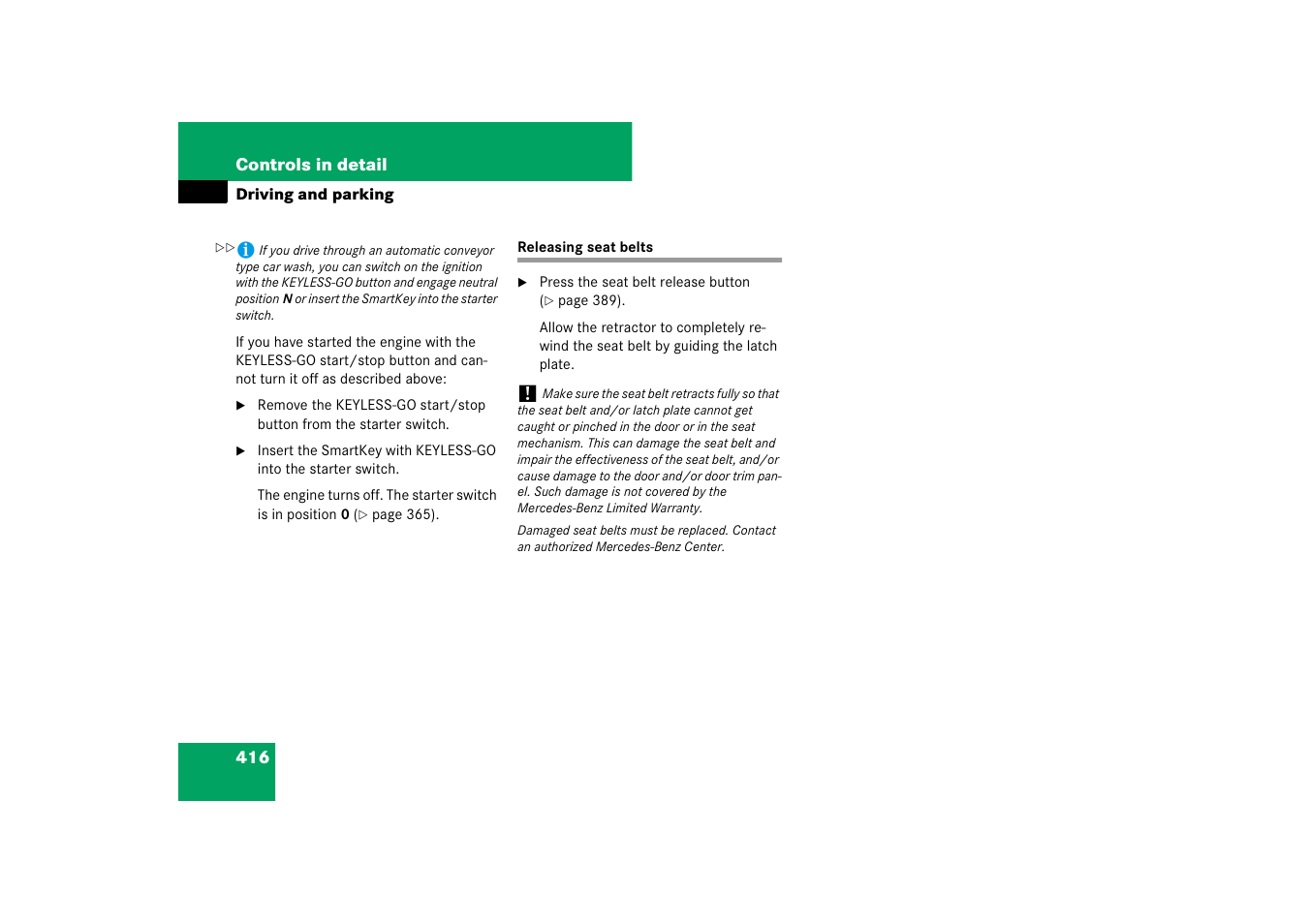 Mercedes-Benz CL-Class 2008 COMAND Manual User Manual | Page 417 / 769