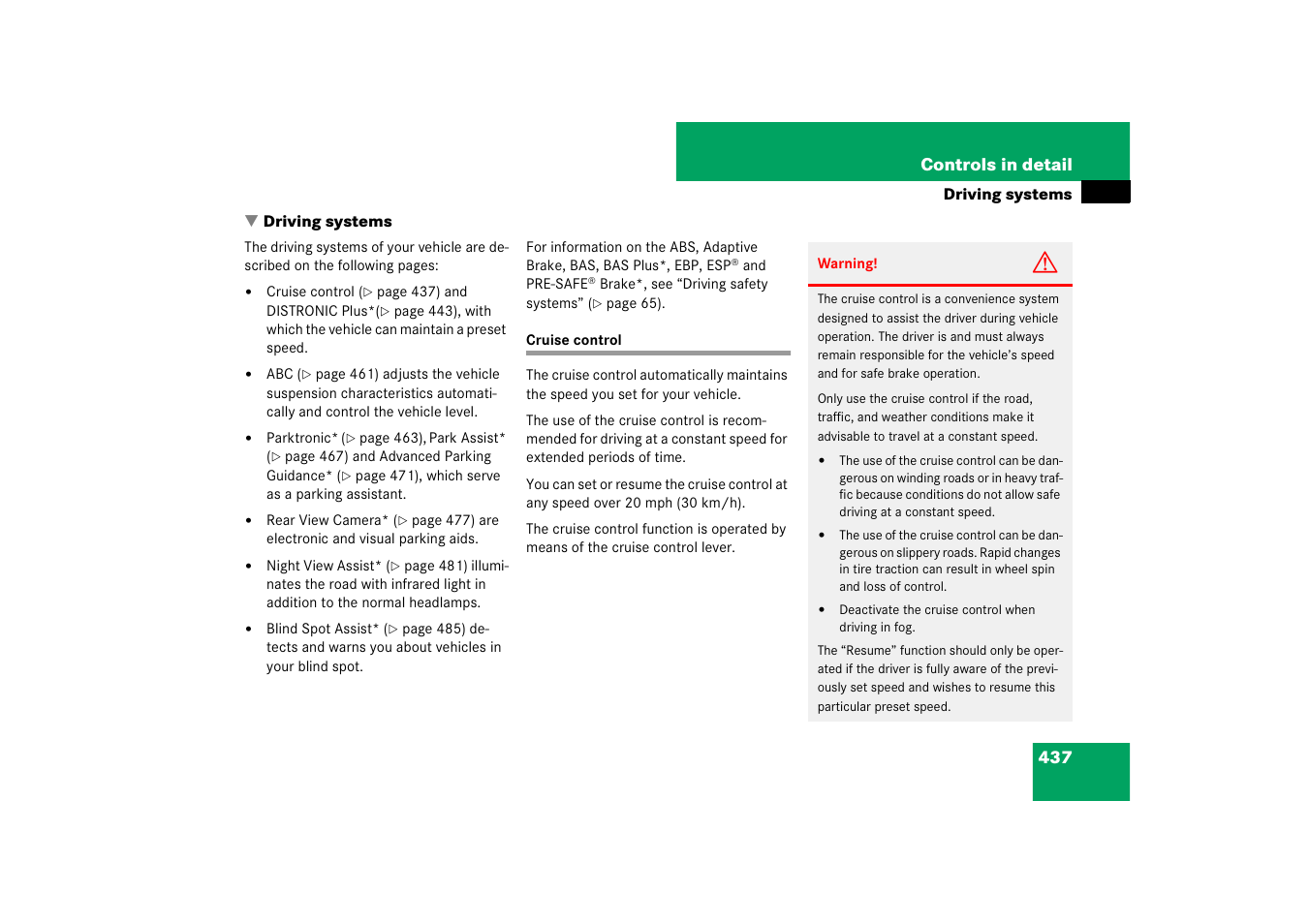 Mercedes-Benz CL-Class 2008 COMAND Manual User Manual | Page 438 / 769