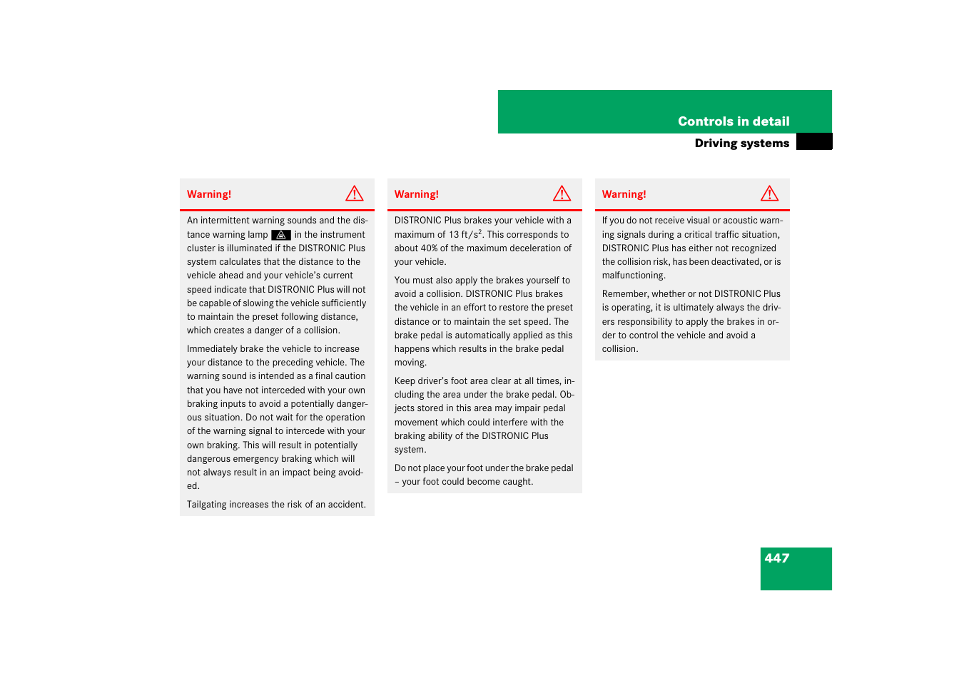 Mercedes-Benz CL-Class 2008 COMAND Manual User Manual | Page 448 / 769