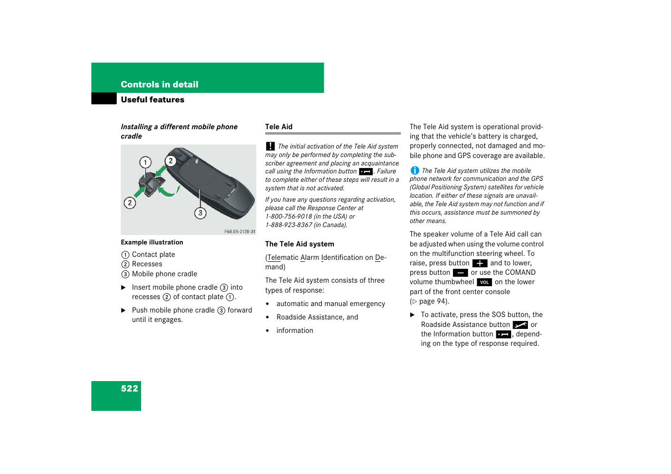 Mercedes-Benz CL-Class 2008 COMAND Manual User Manual | Page 523 / 769