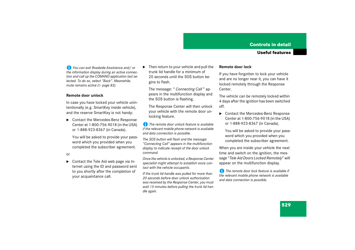 Mercedes-Benz CL-Class 2008 COMAND Manual User Manual | Page 530 / 769