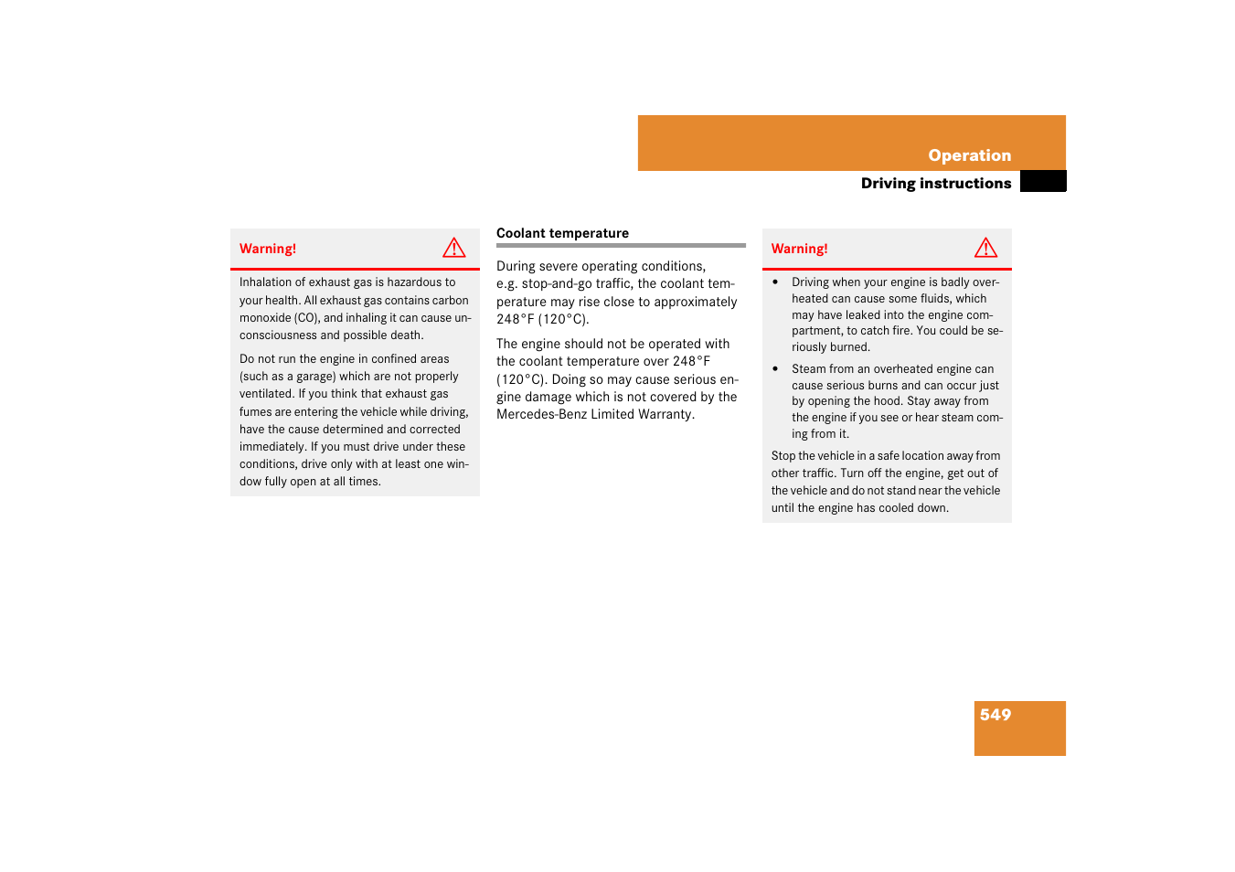 Mercedes-Benz CL-Class 2008 COMAND Manual User Manual | Page 550 / 769