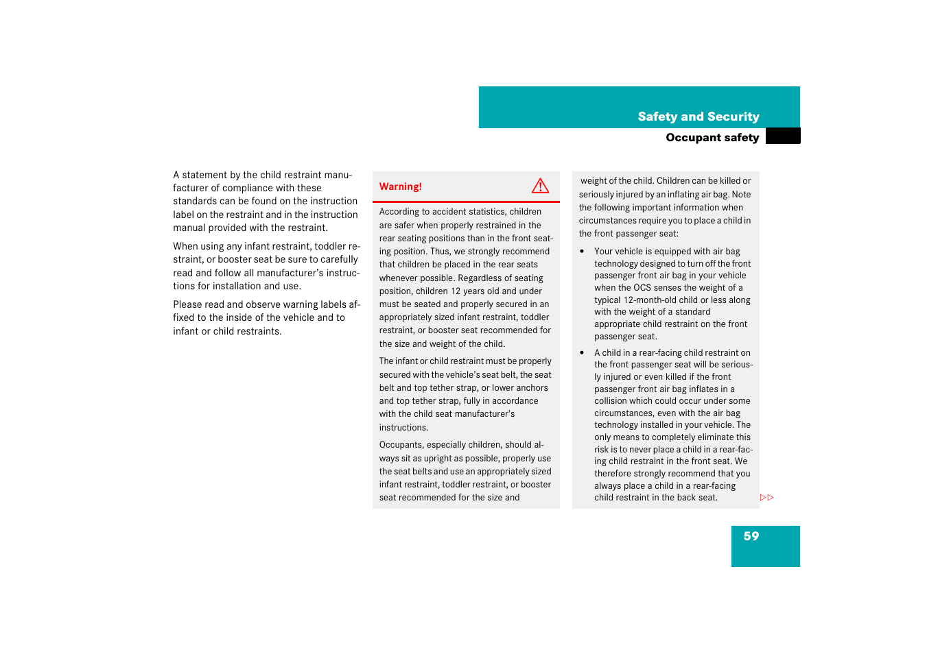 Mercedes-Benz CL-Class 2008 COMAND Manual User Manual | Page 60 / 769