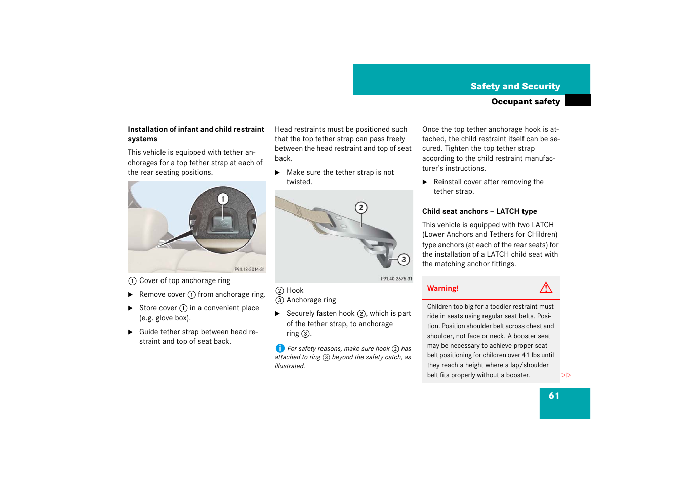 Mercedes-Benz CL-Class 2008 COMAND Manual User Manual | Page 62 / 769