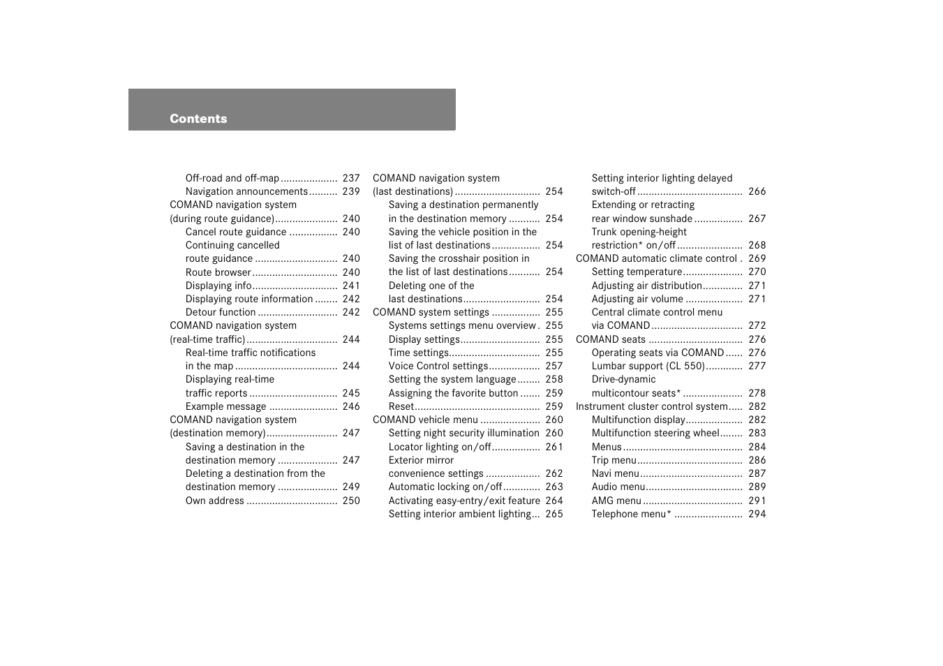 Mercedes-Benz CL-Class 2008 COMAND Manual User Manual | Page 7 / 769
