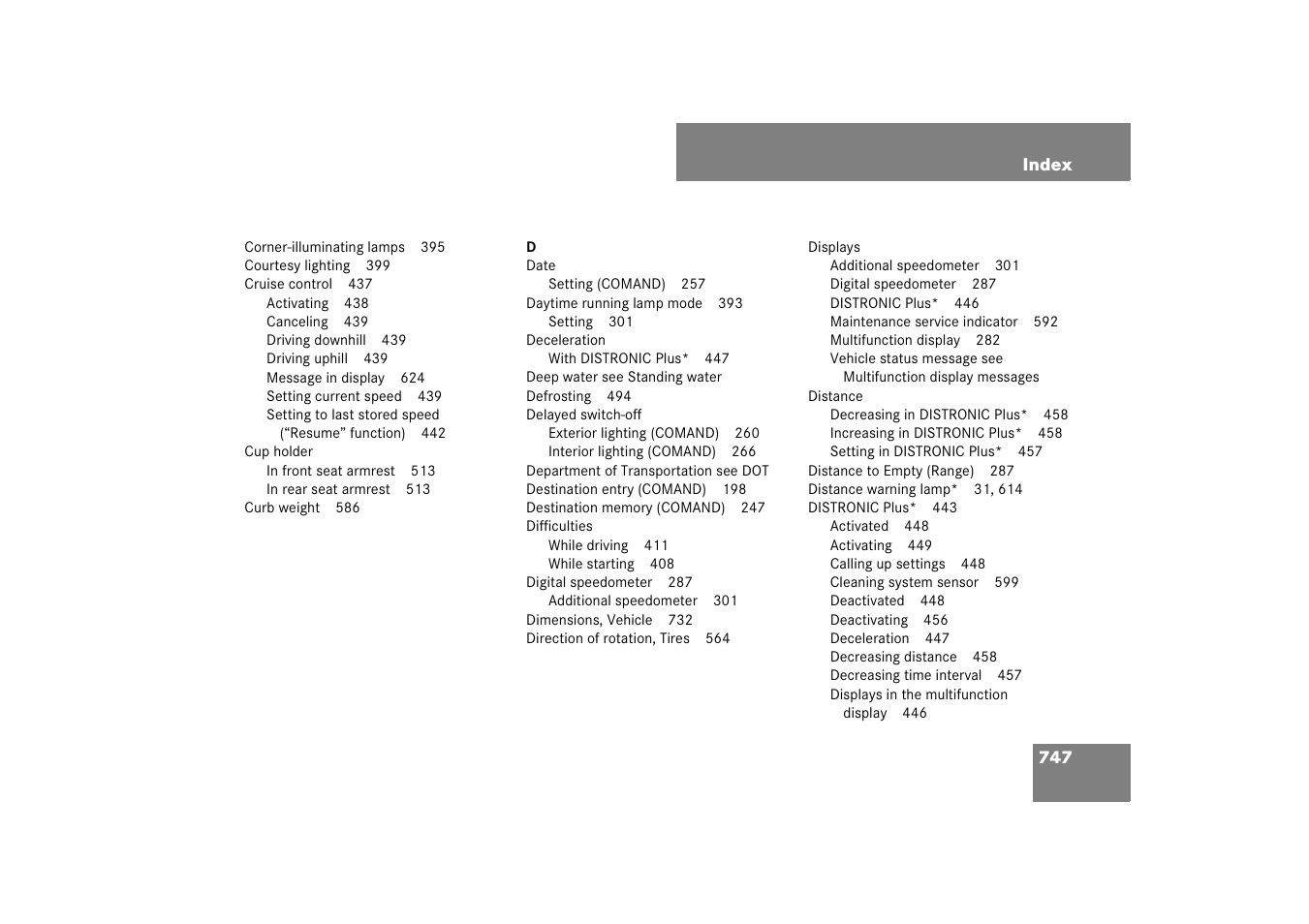 Mercedes-Benz CL-Class 2008 COMAND Manual User Manual | Page 748 / 769