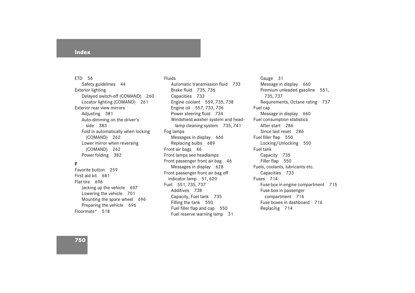 Mercedes-Benz CL-Class 2008 COMAND Manual User Manual | Page 751 / 769
