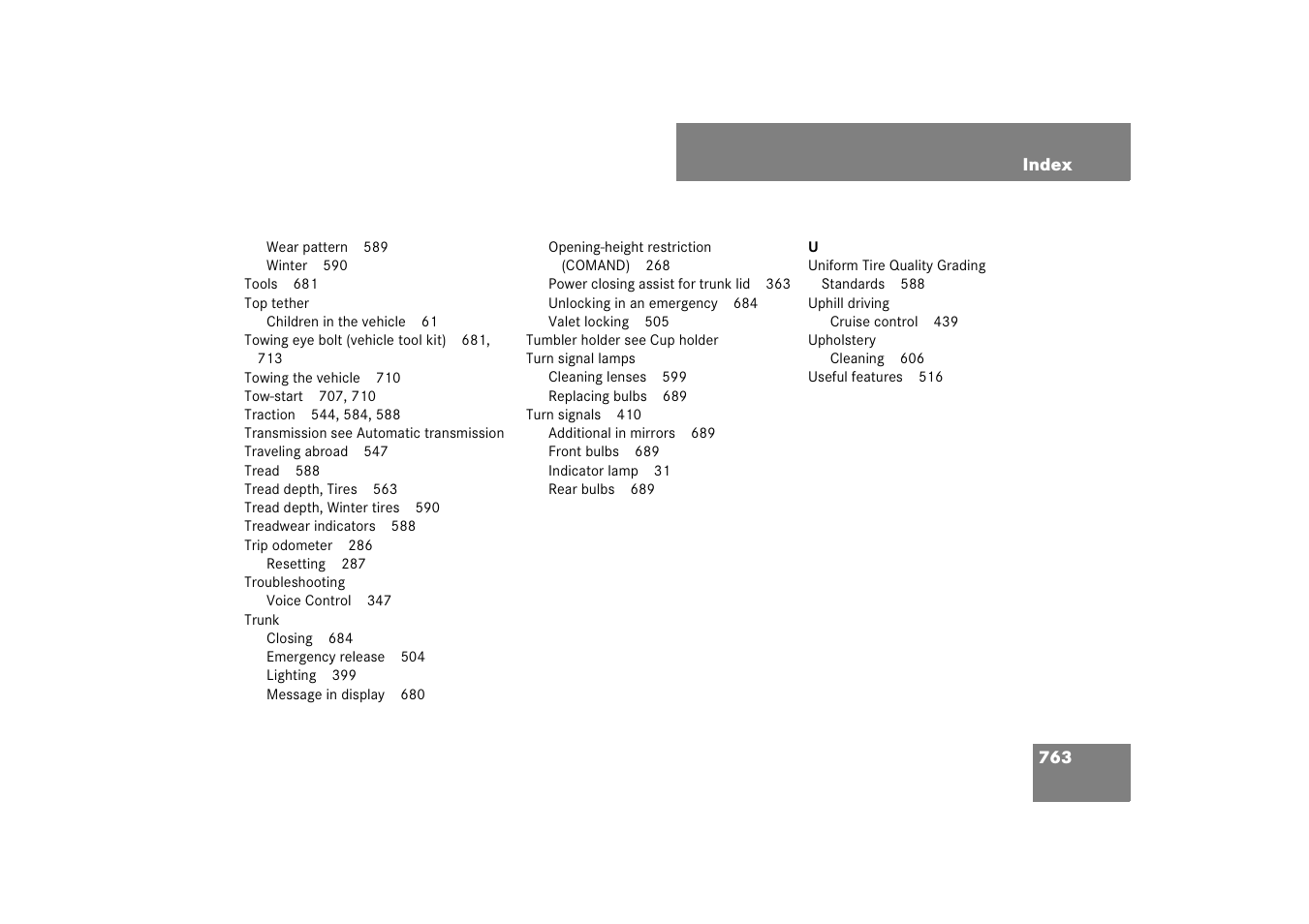 Mercedes-Benz CL-Class 2008 COMAND Manual User Manual | Page 764 / 769