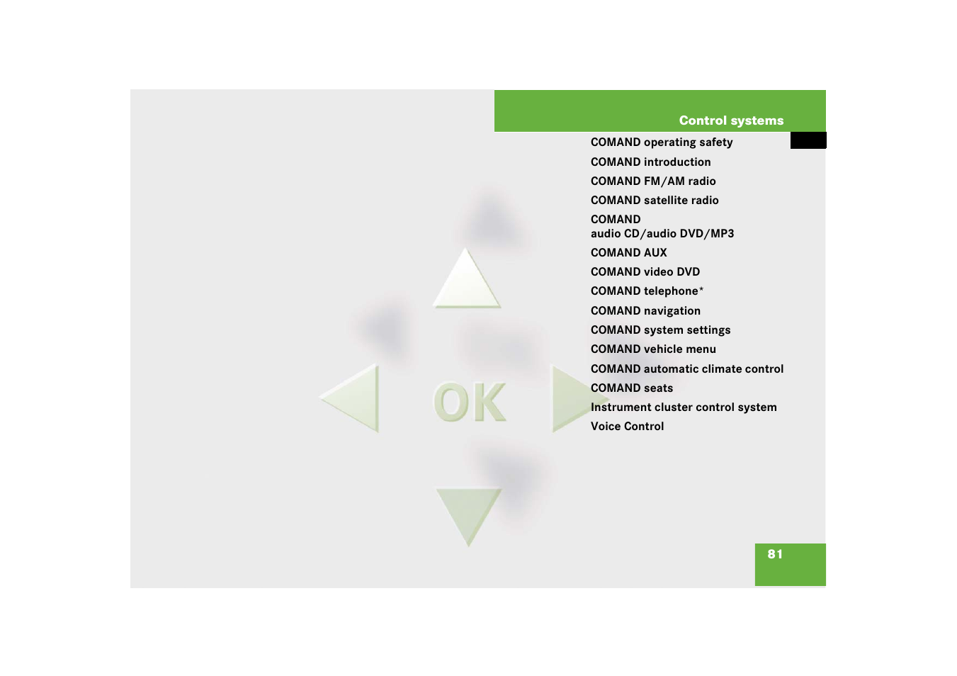 Mercedes-Benz CL-Class 2008 COMAND Manual User Manual | Page 82 / 769
