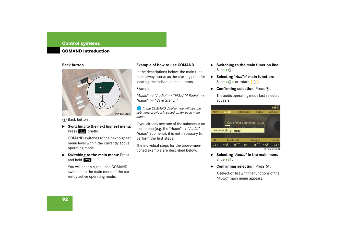 Mercedes-Benz CL-Class 2008 COMAND Manual User Manual | Page 93 / 769