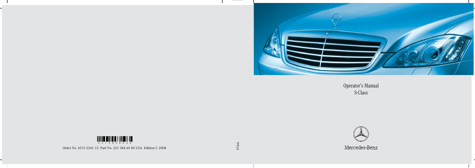 Mercedes-Benz S-Class 2008 COMAND Manual User Manual | 801 pages