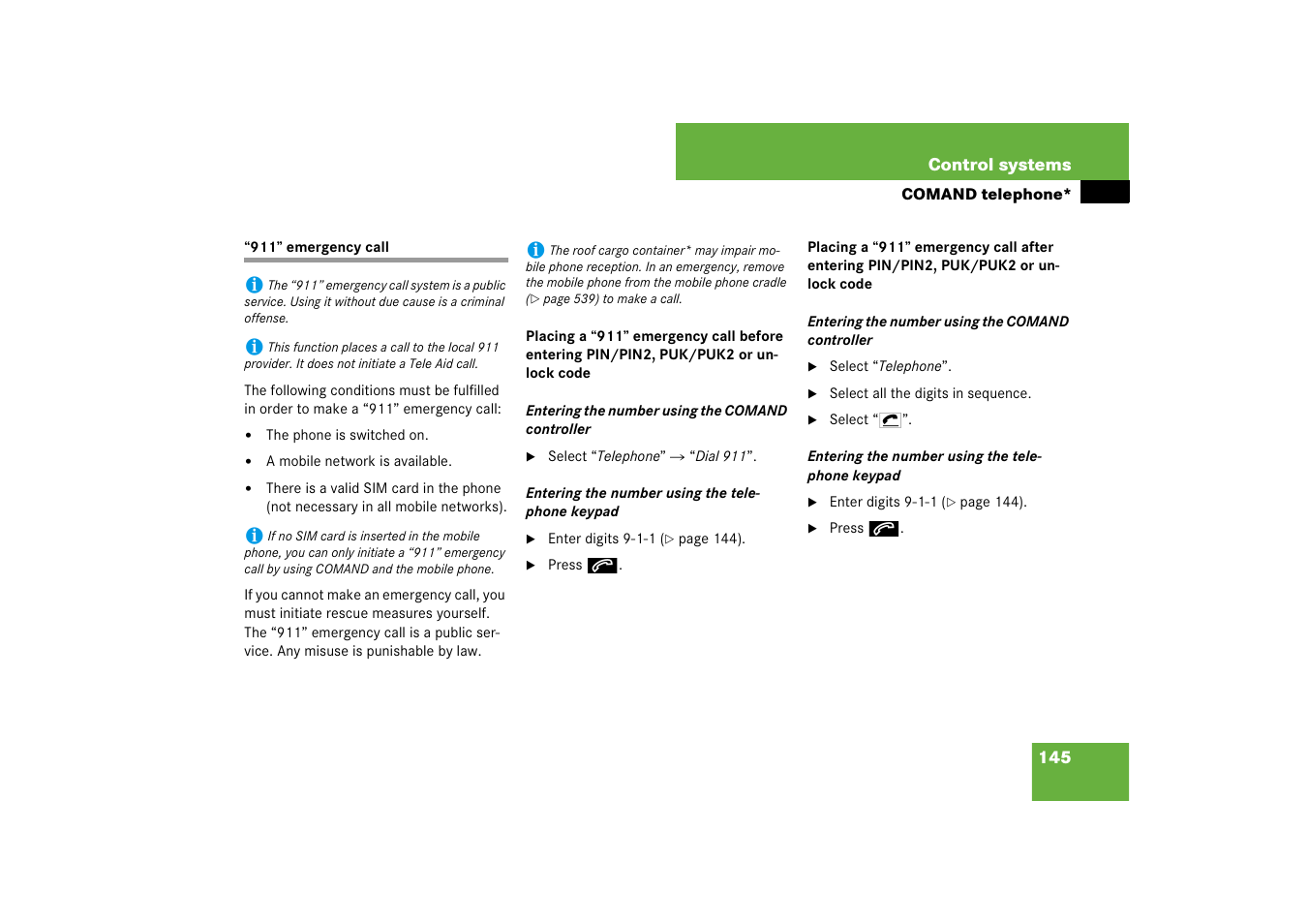 Mercedes-Benz S-Class 2008 COMAND Manual User Manual | Page 146 / 801