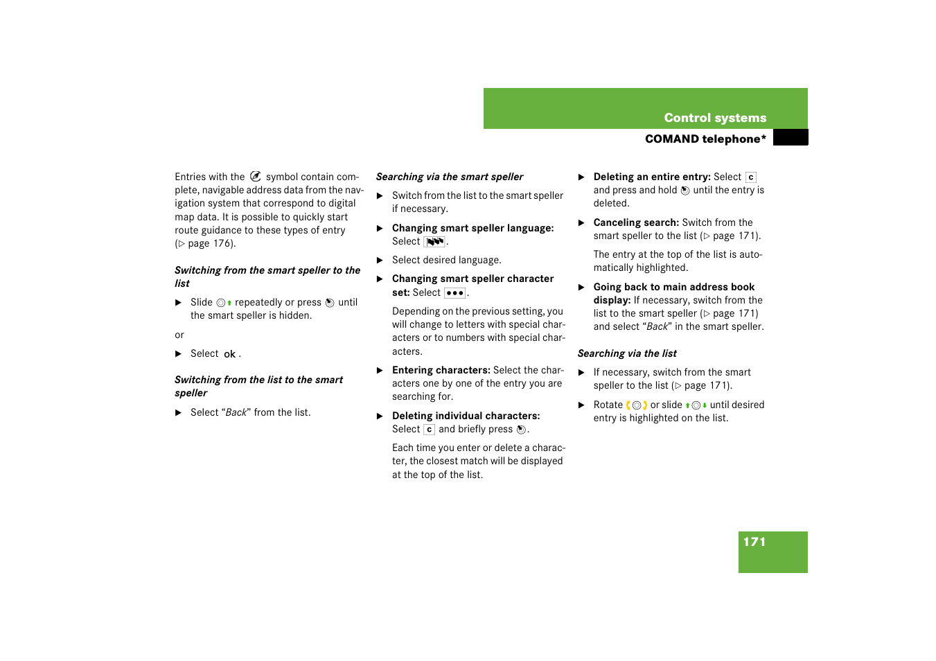 Mercedes-Benz S-Class 2008 COMAND Manual User Manual | Page 172 / 801