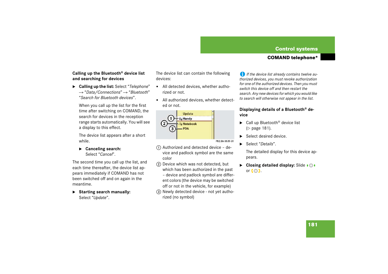 Mercedes-Benz S-Class 2008 COMAND Manual User Manual | Page 182 / 801
