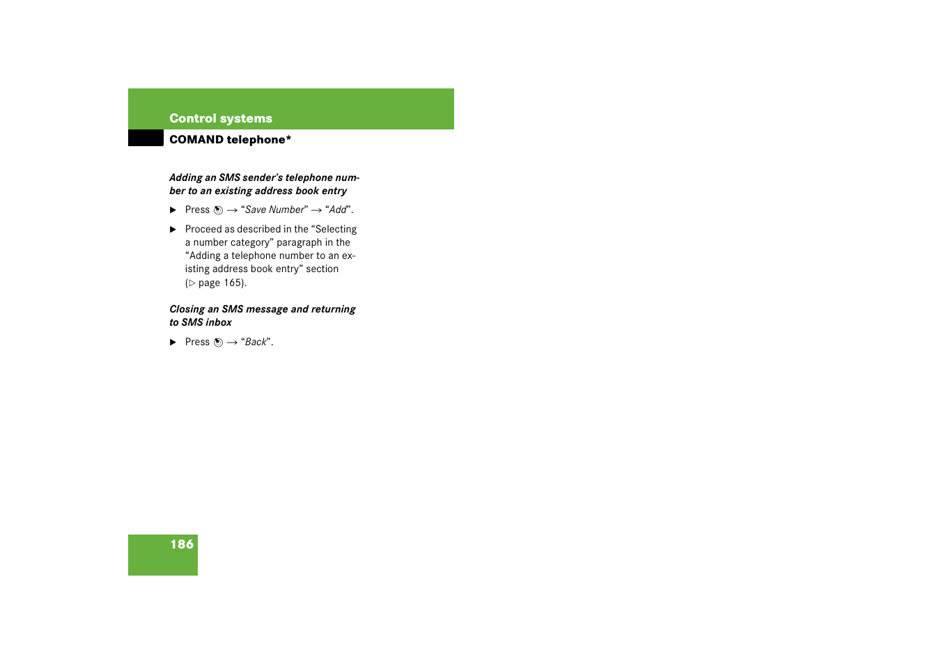 Mercedes-Benz S-Class 2008 COMAND Manual User Manual | Page 187 / 801