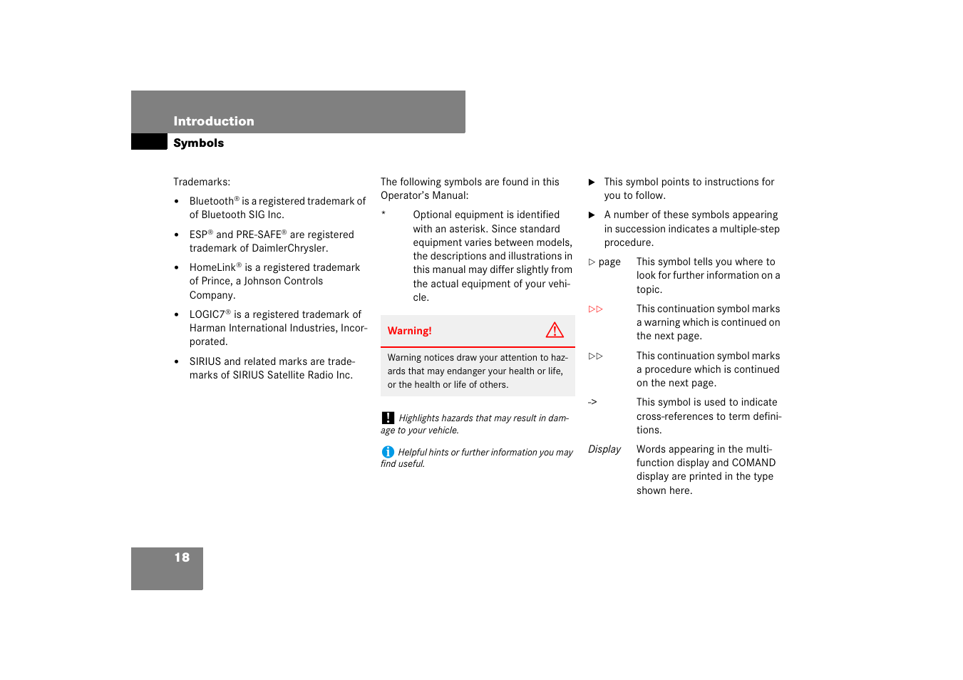 Mercedes-Benz S-Class 2008 COMAND Manual User Manual | Page 19 / 801