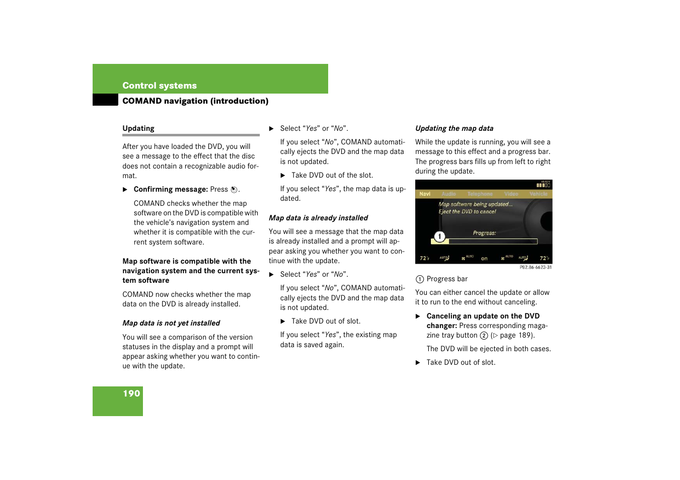 Mercedes-Benz S-Class 2008 COMAND Manual User Manual | Page 191 / 801