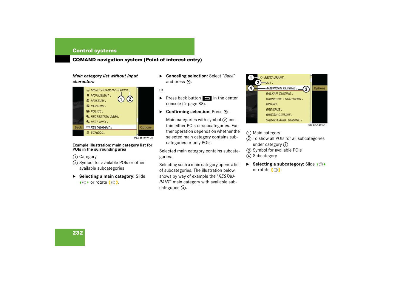Mercedes-Benz S-Class 2008 COMAND Manual User Manual | Page 233 / 801