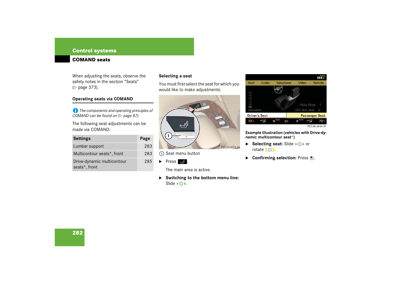 Mercedes-Benz S-Class 2008 COMAND Manual User Manual | Page 283 / 801