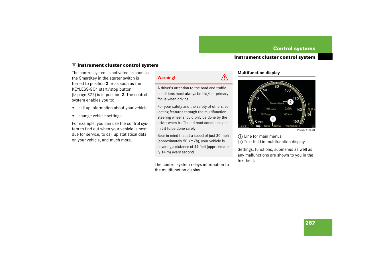 Mercedes-Benz S-Class 2008 COMAND Manual User Manual | Page 288 / 801