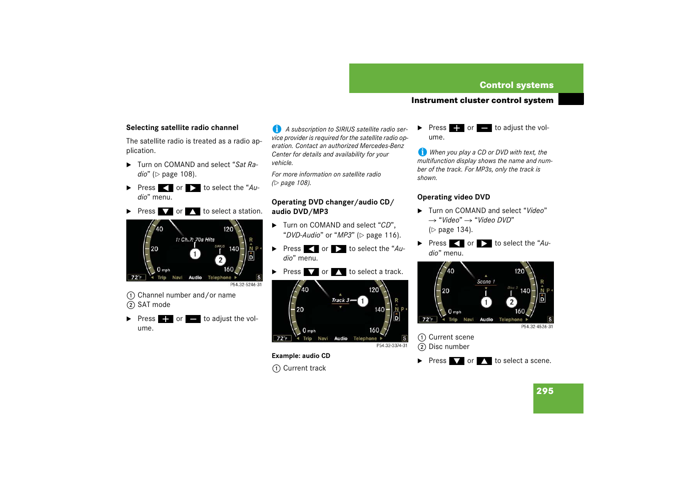 Mercedes-Benz S-Class 2008 COMAND Manual User Manual | Page 296 / 801