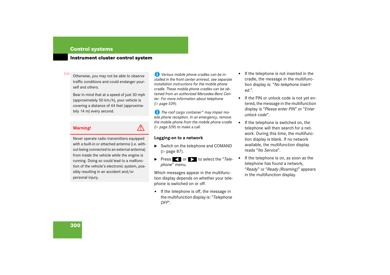 Mercedes-Benz S-Class 2008 COMAND Manual User Manual | Page 301 / 801