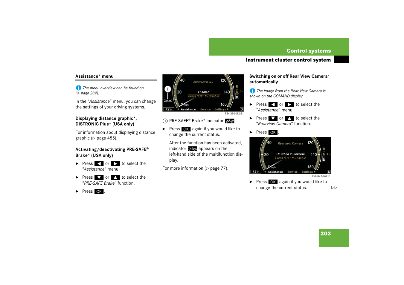 Mercedes-Benz S-Class 2008 COMAND Manual User Manual | Page 304 / 801