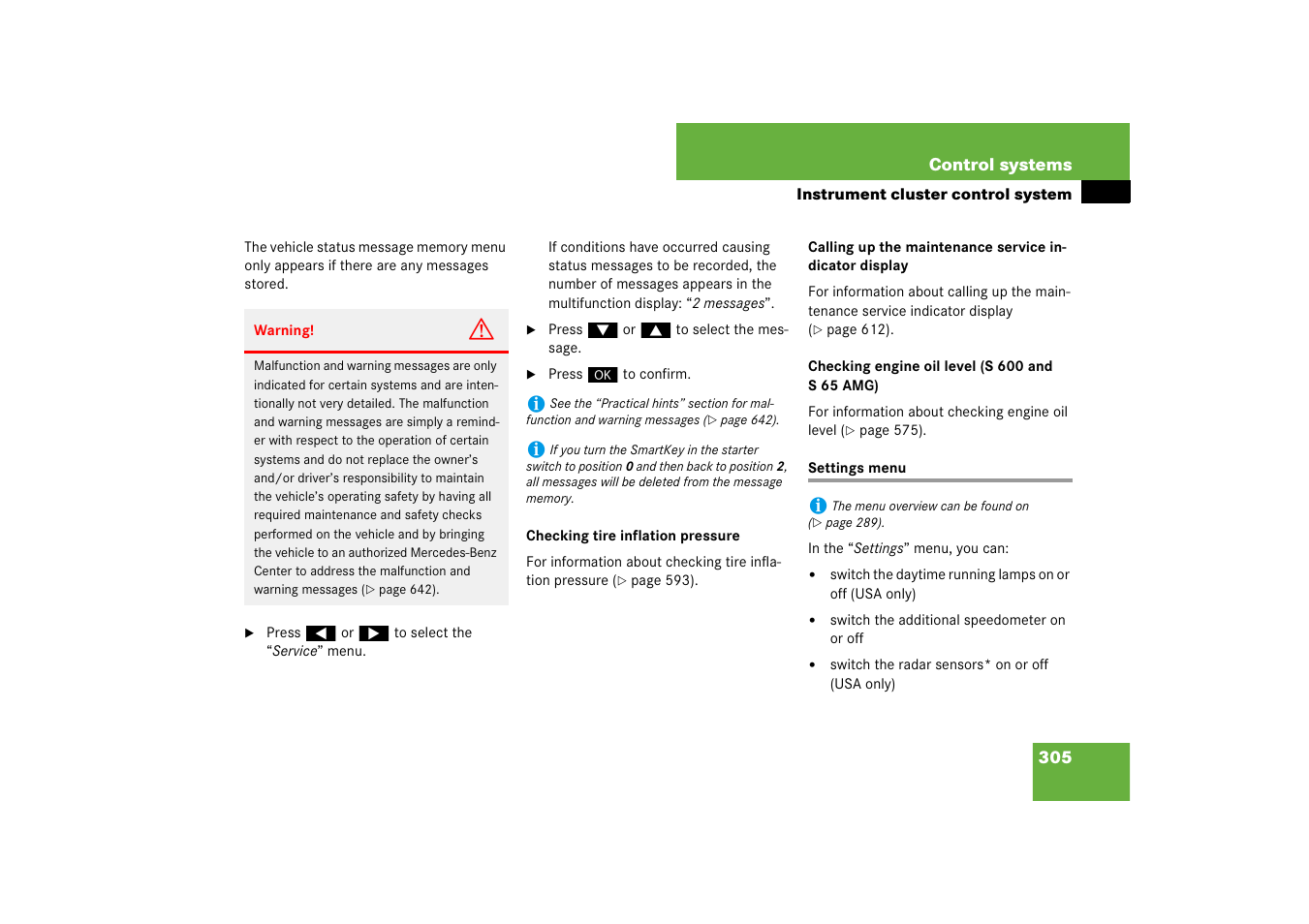 Mercedes-Benz S-Class 2008 COMAND Manual User Manual | Page 306 / 801