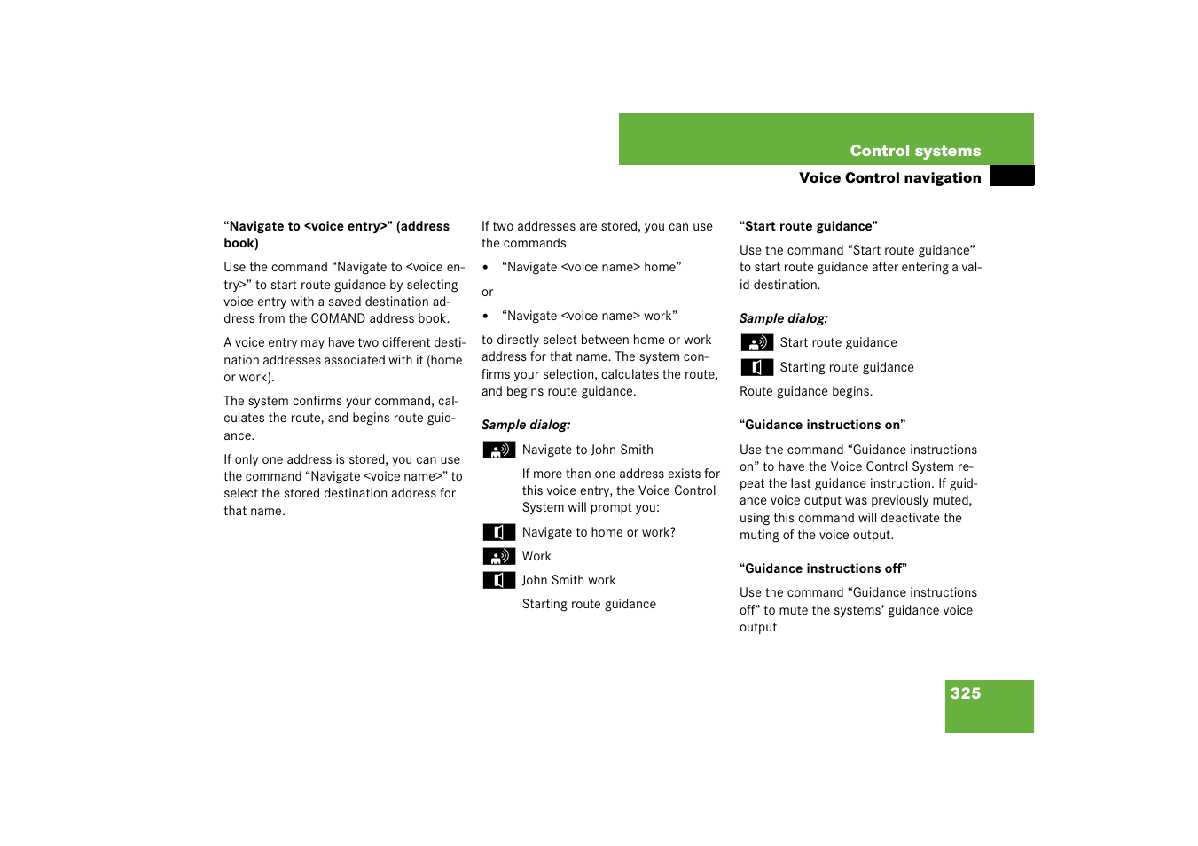 Mercedes-Benz S-Class 2008 COMAND Manual User Manual | Page 326 / 801