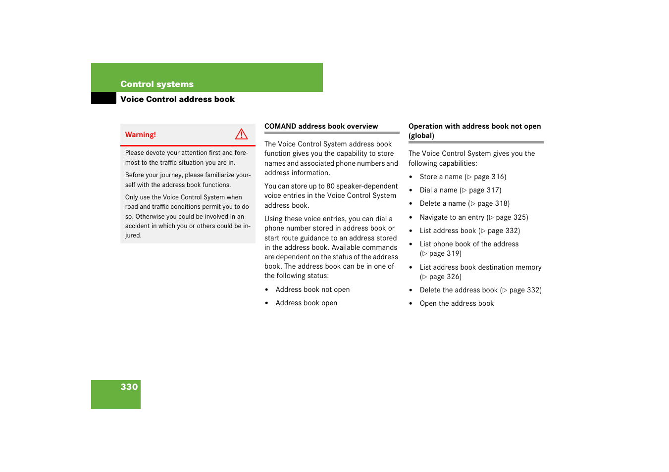 Mercedes-Benz S-Class 2008 COMAND Manual User Manual | Page 331 / 801