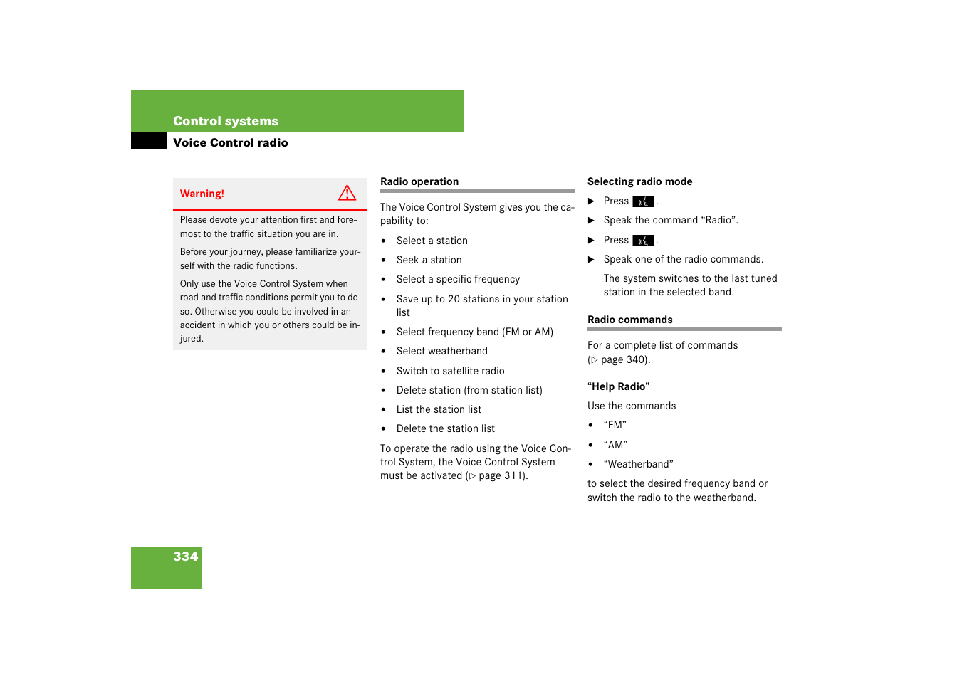 Mercedes-Benz S-Class 2008 COMAND Manual User Manual | Page 335 / 801