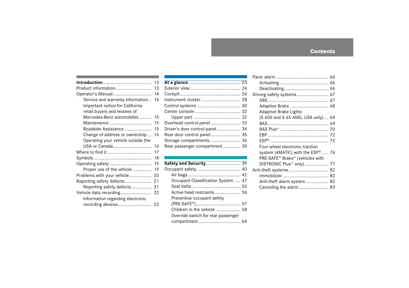 Mercedes-Benz S-Class 2008 COMAND Manual User Manual | Page 4 / 801