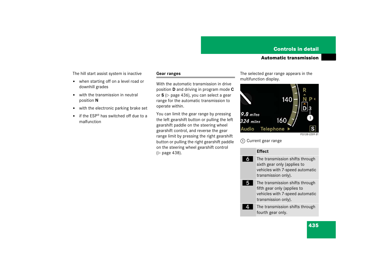 Mercedes-Benz S-Class 2008 COMAND Manual User Manual | Page 436 / 801