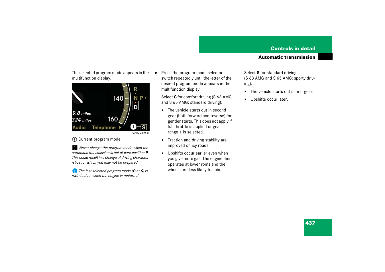 Mercedes-Benz S-Class 2008 COMAND Manual User Manual | Page 438 / 801