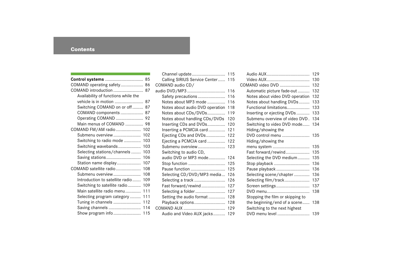 Mercedes-Benz S-Class 2008 COMAND Manual User Manual | Page 5 / 801