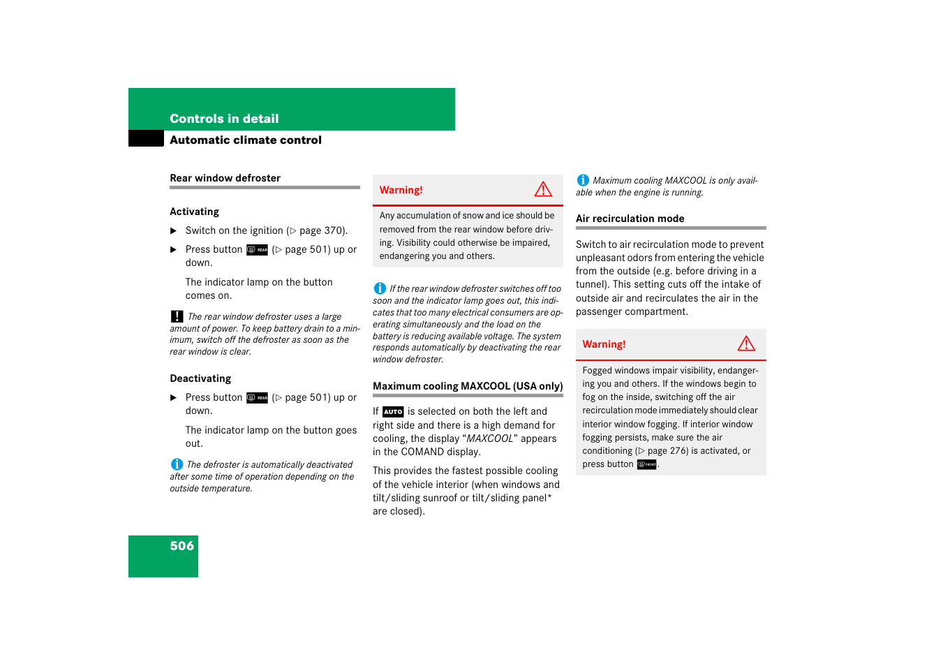 Mercedes-Benz S-Class 2008 COMAND Manual User Manual | Page 507 / 801