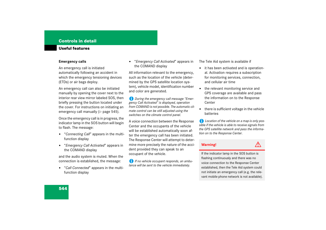 Mercedes-Benz S-Class 2008 COMAND Manual User Manual | Page 545 / 801