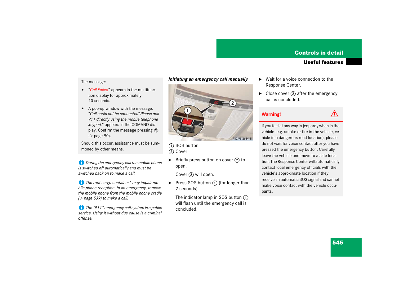 Mercedes-Benz S-Class 2008 COMAND Manual User Manual | Page 546 / 801