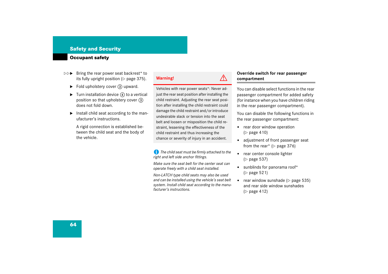 Mercedes-Benz S-Class 2008 COMAND Manual User Manual | Page 65 / 801